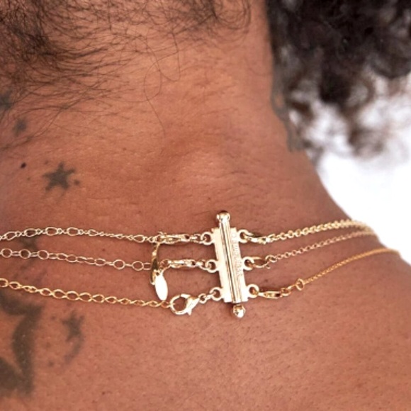 ✨Innovative BaubleBar Build Your Own Necklace Clasp + 2" & 4" Necklace Extender✨ - Picture 11 of 16